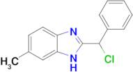 2-[chloro(phenyl)methyl]-6-methyl-1H-1,3-benzodiazole