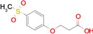 3-(4-Methanesulfonylphenoxy)propanoic acid