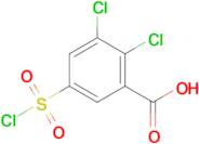 2,3-Dichloro-5-(chlorosulfonyl)benzoic acid