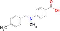 4-{methyl[(4-methylphenyl)methyl]amino}benzoic acid