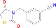 3-[(2,4-dioxo-1,3-thiazolidin-3-yl)methyl]benzonitrile