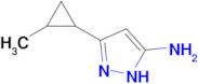 3-(2-Methylcyclopropyl)-1h-pyrazol-5-amine