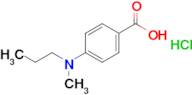 4-[methyl(propyl)amino]benzoic acid hydrochloride