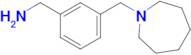[3-(azepan-1-ylmethyl)phenyl]methanamine