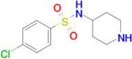 4-Chloro-n-(piperidin-4-yl)benzene-1-sulfonamide