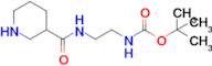 Tert-butyl n-[2-(piperidin-3-ylformamido)ethyl]carbamate