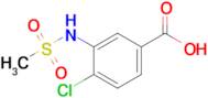 4-Chloro-3-methanesulfonamidobenzoic acid