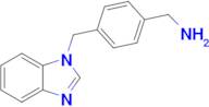 [4-(1h-1,3-benzodiazol-1-ylmethyl)phenyl]methanamine