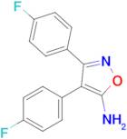 Bis(4-fluorophenyl)-1,2-oxazol-5-amine