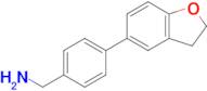 [4-(2,3-dihydro-1-benzofuran-5-yl)phenyl]methanamine