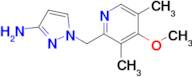 1-[(4-methoxy-3,5-dimethylpyridin-2-yl)methyl]-1h-pyrazol-3-amine