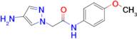 2-(4-Amino-1h-pyrazol-1-yl)-n-(4-methoxyphenyl)acetamide