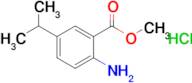 Methyl 2-amino-5-(propan-2-yl)benzoate hydrochloride