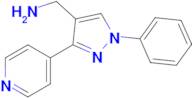 [1-phenyl-3-(pyridin-4-yl)-1h-pyrazol-4-yl]methanamine