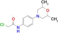 2-Chloro-n-[4-(2,6-dimethylmorpholin-4-yl)phenyl]acetamide