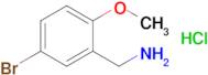 (5-Bromo-2-methoxyphenyl)methanamine hydrochloride