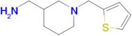 [1-(thiophen-2-ylmethyl)piperidin-3-yl]methanamine