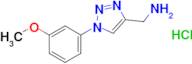 [1-(3-methoxyphenyl)-1h-1,2,3-triazol-4-yl]methanamine hydrochloride