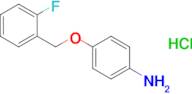 4-[(2-fluorophenyl)methoxy]aniline hydrochloride