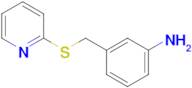 3-[(pyridin-2-ylsulfanyl)methyl]aniline