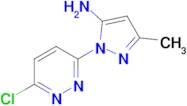 1-(6-Chloropyridazin-3-yl)-3-methyl-1h-pyrazol-5-amine