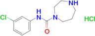 n-(3-Chlorophenyl)-1,4-diazepane-1-carboxamide hydrochloride