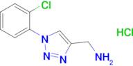 [1-(2-chlorophenyl)-1h-1,2,3-triazol-4-yl]methanamine hydrochloride
