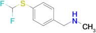 ({4-[(difluoromethyl)sulfanyl]phenyl}methyl)(methyl)amine