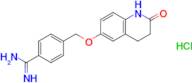 4-{[(2-oxo-1,2,3,4-tetrahydroquinolin-6-yl)oxy]methyl}benzene-1-carboximidamide hydrochloride