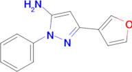 3-(Furan-3-yl)-1-phenyl-1h-pyrazol-5-amine