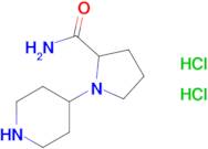 1-(Piperidin-4-yl)pyrrolidine-2-carboxamide dihydrochloride