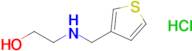 2-[(thiophen-3-ylmethyl)amino]ethan-1-ol hydrochloride