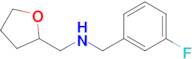 [(3-fluorophenyl)methyl](oxolan-2-ylmethyl)amine