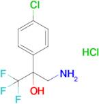 3-Amino-2-(4-chlorophenyl)-1,1,1-trifluoropropan-2-ol hydrochloride