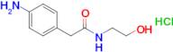 2-(4-Aminophenyl)-n-(2-hydroxyethyl)acetamide hydrochloride