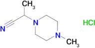 2-(4-Methylpiperazin-1-yl)propanenitrile hydrochloride