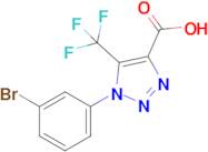 1-(3-Bromophenyl)-5-(trifluoromethyl)-1h-1,2,3-triazole-4-carboxylic acid