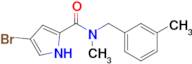 4-Bromo-n-methyl-n-[(3-methylphenyl)methyl]-1h-pyrrole-2-carboxamide