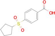 4-(Cyclopentanesulfonyl)benzoic acid