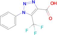 1-Phenyl-5-(trifluoromethyl)-1h-1,2,3-triazole-4-carboxylic acid