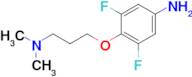 4-[3-(dimethylamino)propoxy]-3,5-difluoroaniline