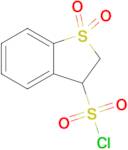 1,1-Dioxo-2,3-dihydro-1lambda6-benzothiophene-3-sulfonyl chloride