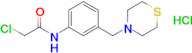 2-Chloro-n-[3-(thiomorpholin-4-ylmethyl)phenyl]acetamide hydrochloride
