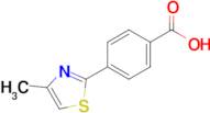 4-(4-Methyl-1,3-thiazol-2-yl)benzoic acid