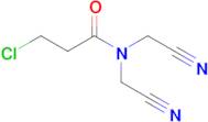 3-Chloro-n,n-bis(cyanomethyl)propanamide