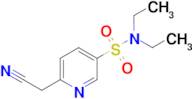 6-(Cyanomethyl)-n,n-diethylpyridine-3-sulfonamide