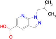 1-(2-Methylpropyl)-1h-pyrazolo[3,4-b]pyridine-5-carboxylic acid