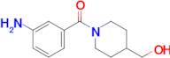 [1-(3-aminobenzoyl)piperidin-4-yl]methanol