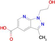 1-(2-Hydroxyethyl)-3-methyl-1h-pyrazolo[3,4-b]pyridine-5-carboxylic acid