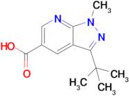 3-Tert-butyl-1-methyl-1h-pyrazolo[3,4-b]pyridine-5-carboxylic acid